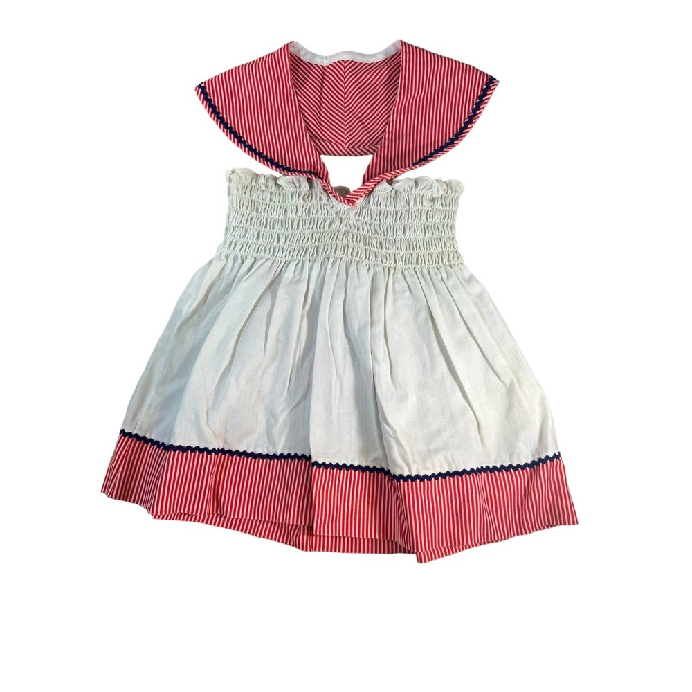 Vintage ToddleTime by JCPenney 3T Sailor Summer Dress